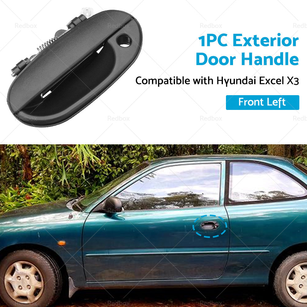 FRONT LH Left OUTER Door Handle Bolt Type Suitable for Hyundai Excel X3 97-00