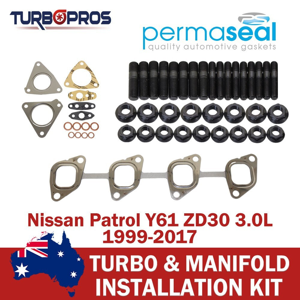 Permaseal Turbo&Exhaust Manifold Installation Kit for Nissan Patrol Y61ZD30 3.0L
