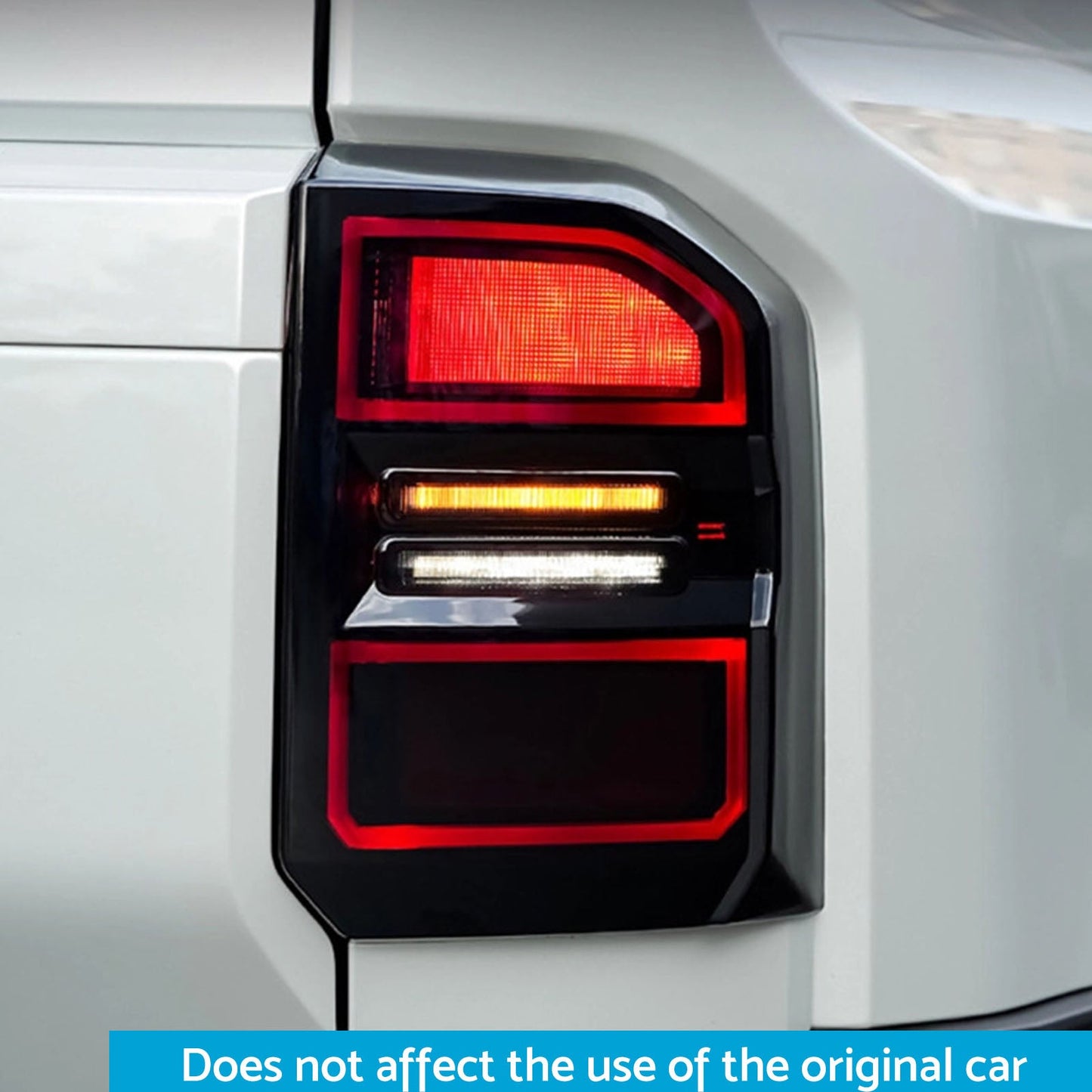 2X Tail Light Lamp Cover Trim Suitable For Toyota Land Cruiser Prado LC250 2024-3