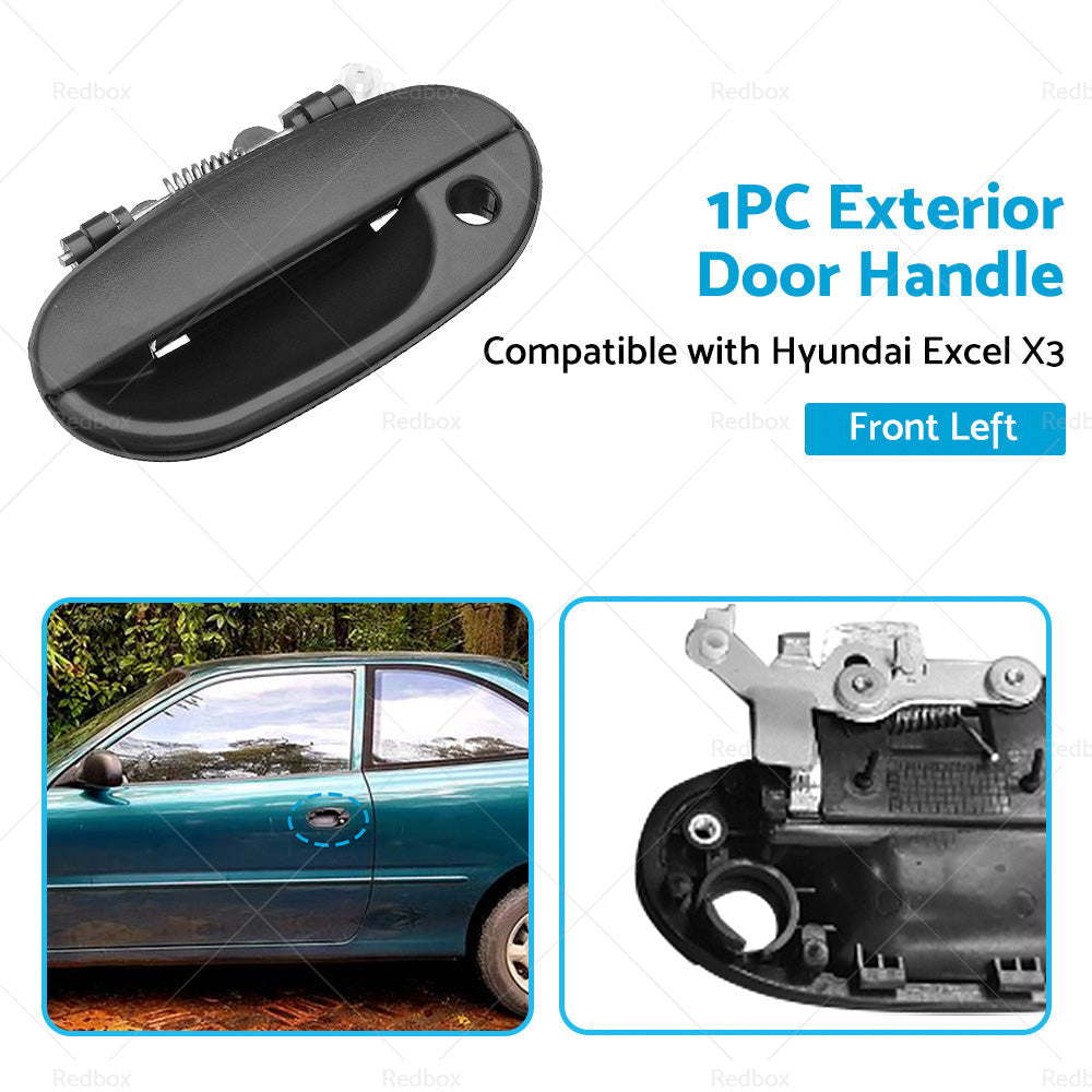 FRONT LH Left OUTER Door Handle Bolt Type Suitable for Hyundai Excel X3 97-00