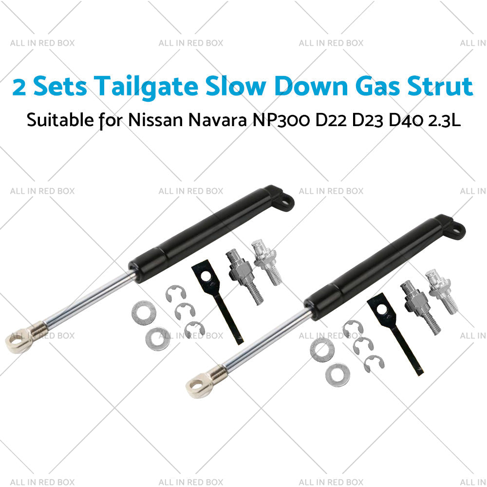 2 Sets Rear Tailgate Easy Down Gas Strut Kit Suitable for Nissan Navara NP300-1