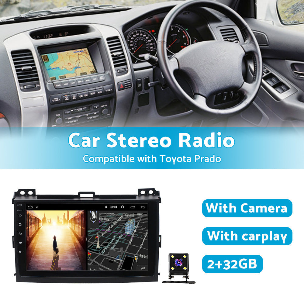 32GB Android 11 Carplay Radio Stereo GPS Navi DSP Suitable For Toyota Prado 120-1