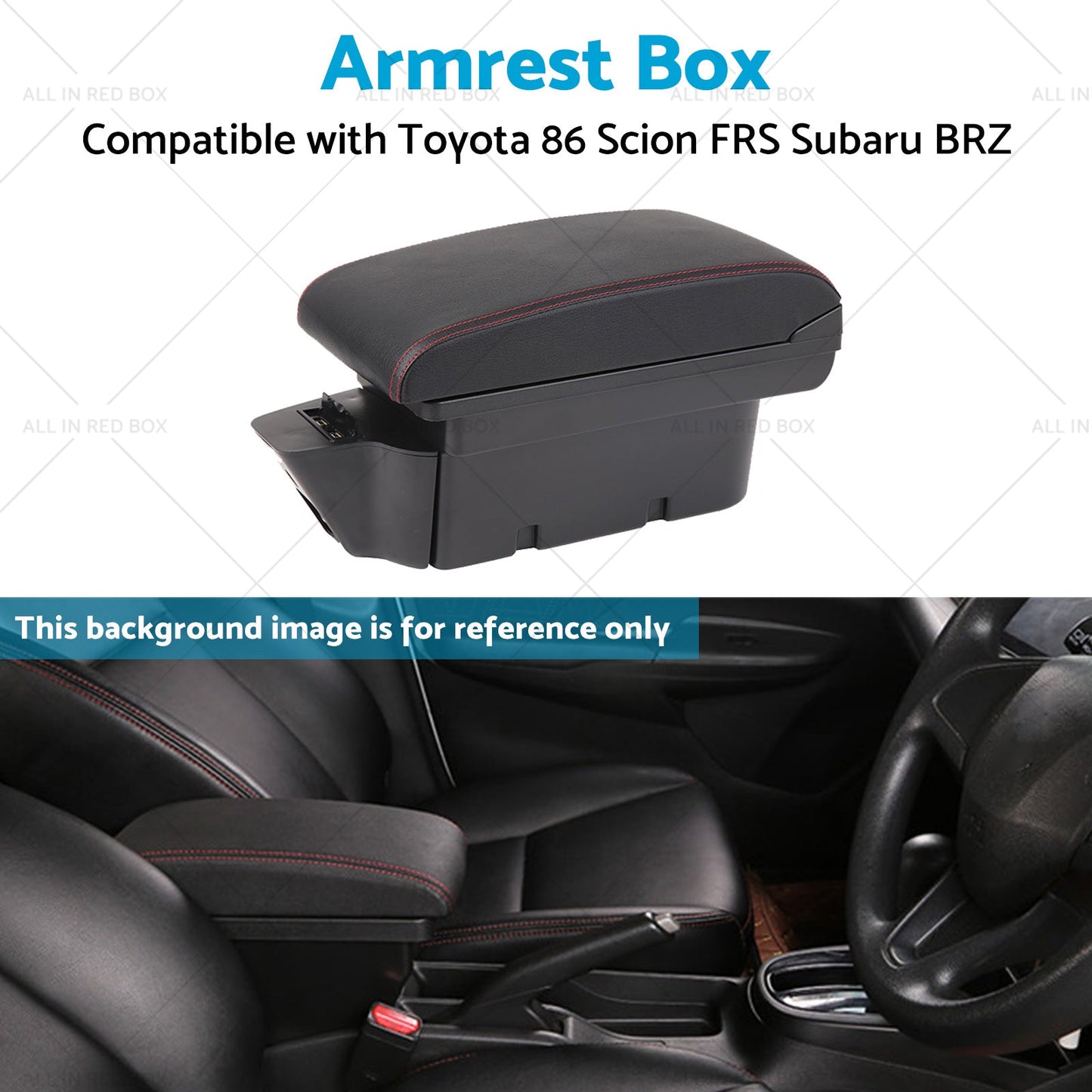 Centre Console Armrest Storage Box Suitable For Toyota 86 Subaru BRZ-3