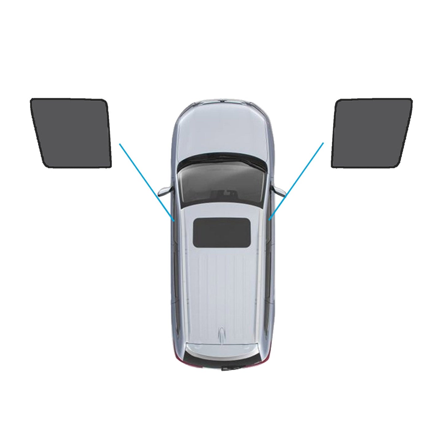 Car Window Sun Shade Magnetic Suitable For Nissan Patrol 2012–2024 Y62 Series-1