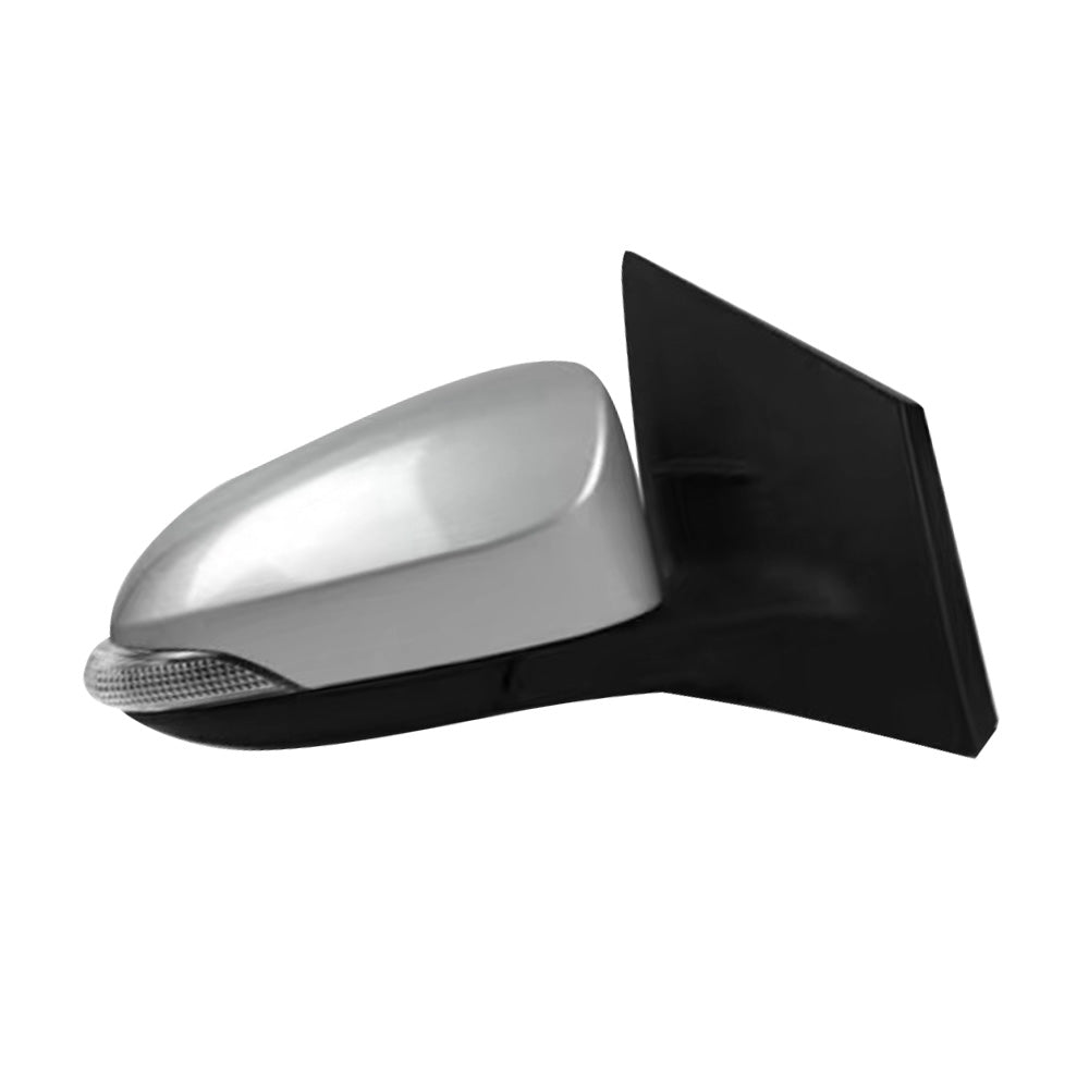 Door Mirror Suitable for Toyota Corolla ZRE182 12-18 Hatch Right Silver Heated-1