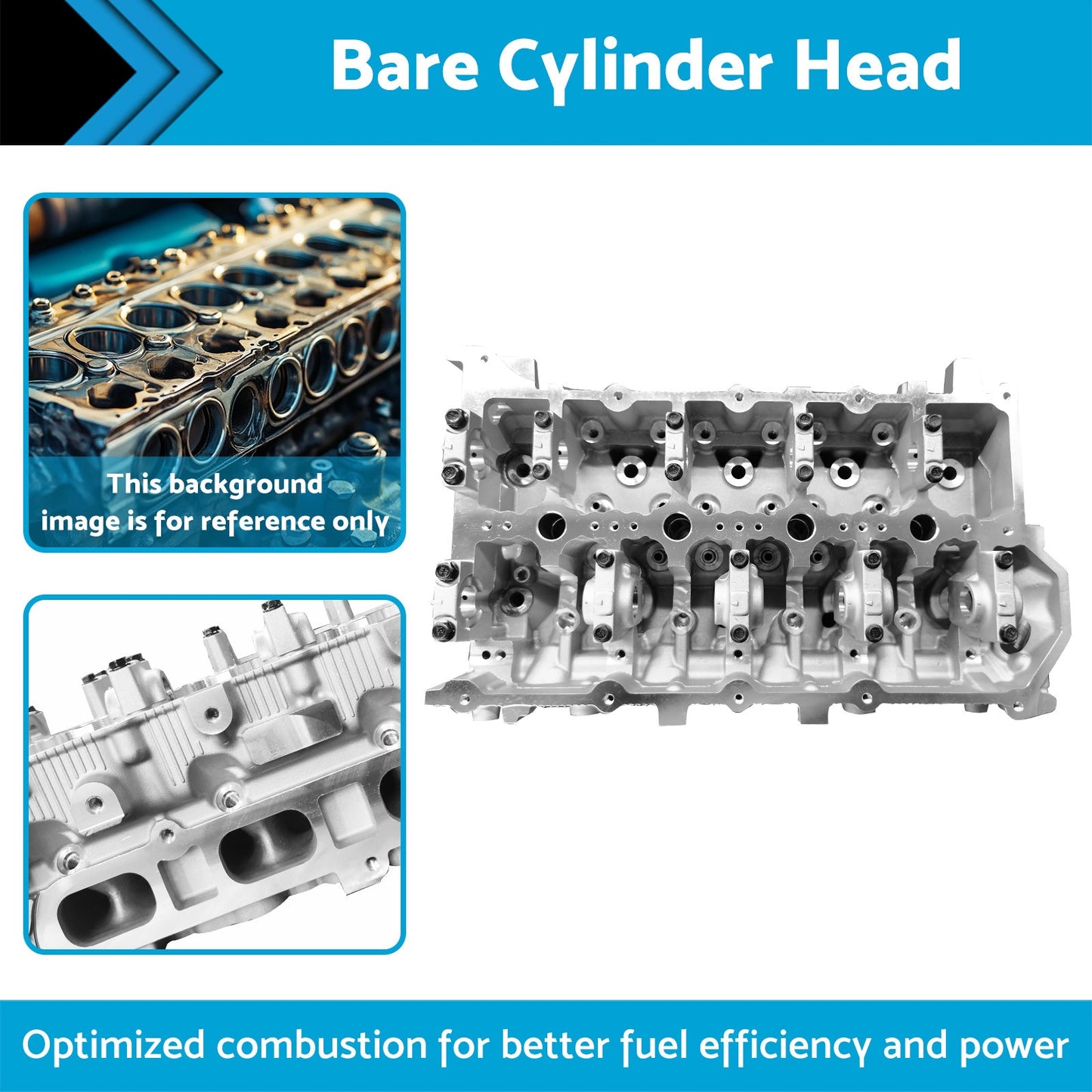Bare Cylinder Head Suitable For Mitsubishi Triton Pajero Sport 4N15 2.4L Diesel-2