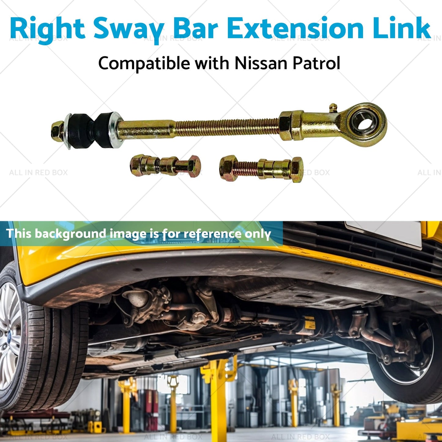 Rear Right Sway Bar Extension Link for 2 inch - 8 inch Suitable for Nissan Patrol GU GQ