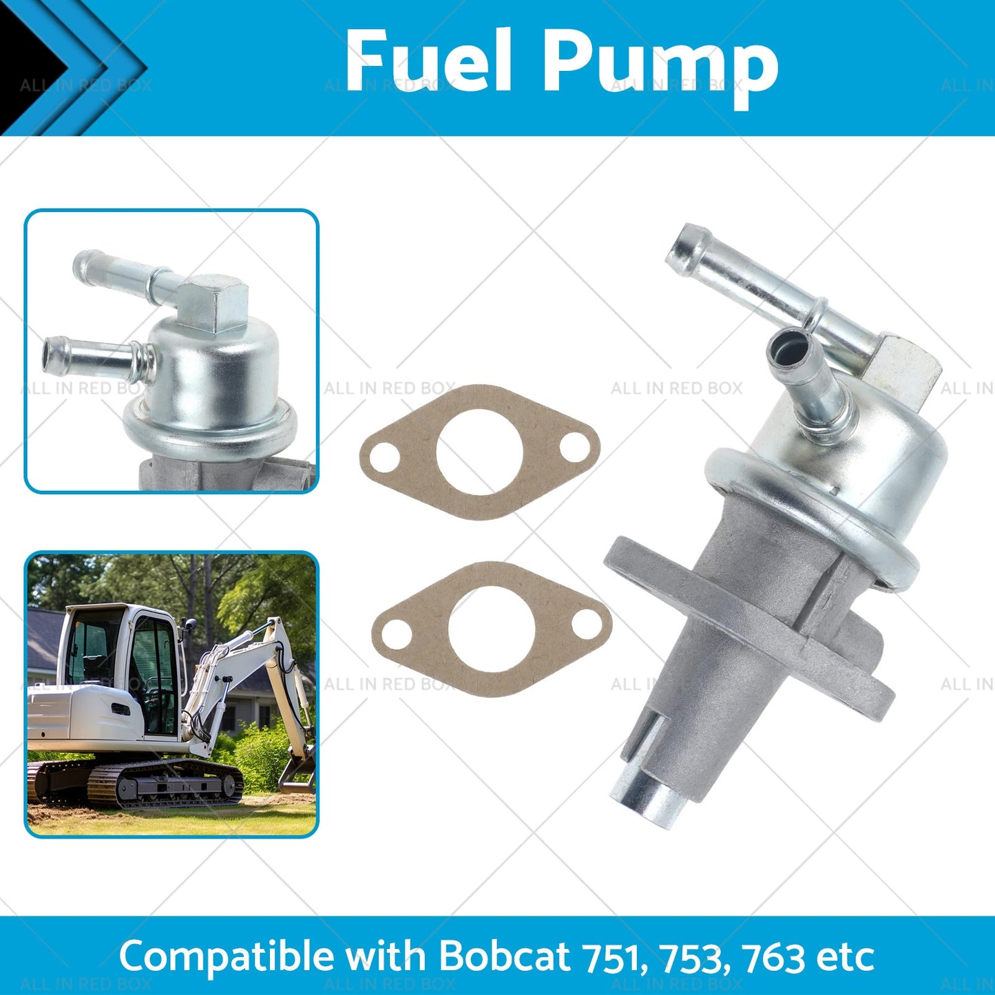 Fuel Pump Suitablefor Bobcat 6655216 645 743 751 753 763 773 1600 S130 S150 S160-1
