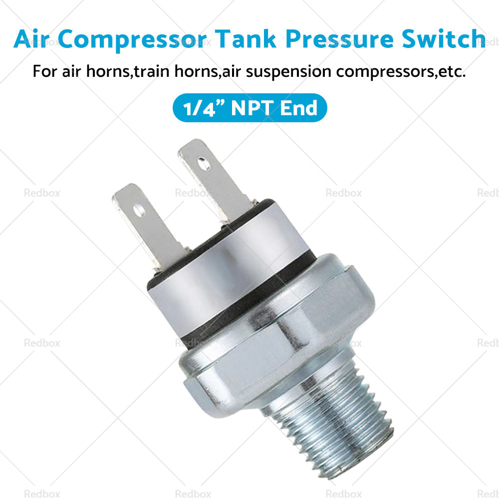 1 4inch NPT End Air Compressor Pressure Tank Control Switch Off Valve 90-120PSI-4