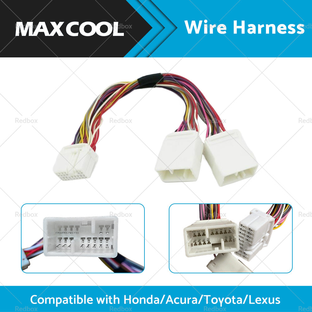 CD Changer and Sat Navigation Y Cable Replacement Suitable for Honda Acura Toyota-4