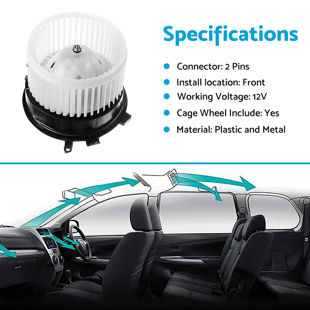 Blower Motor Fan Cabin Heater Suitable For Nissan X-Trail T31 / Dualis J10-3