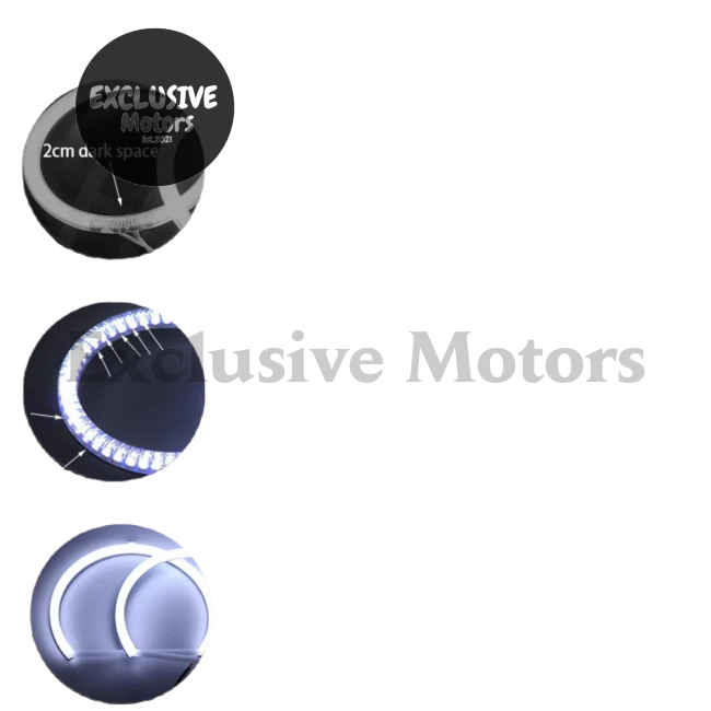 S Drl Led Angel Eyes Kit For Toyota Camry Xv40 2006-2009
