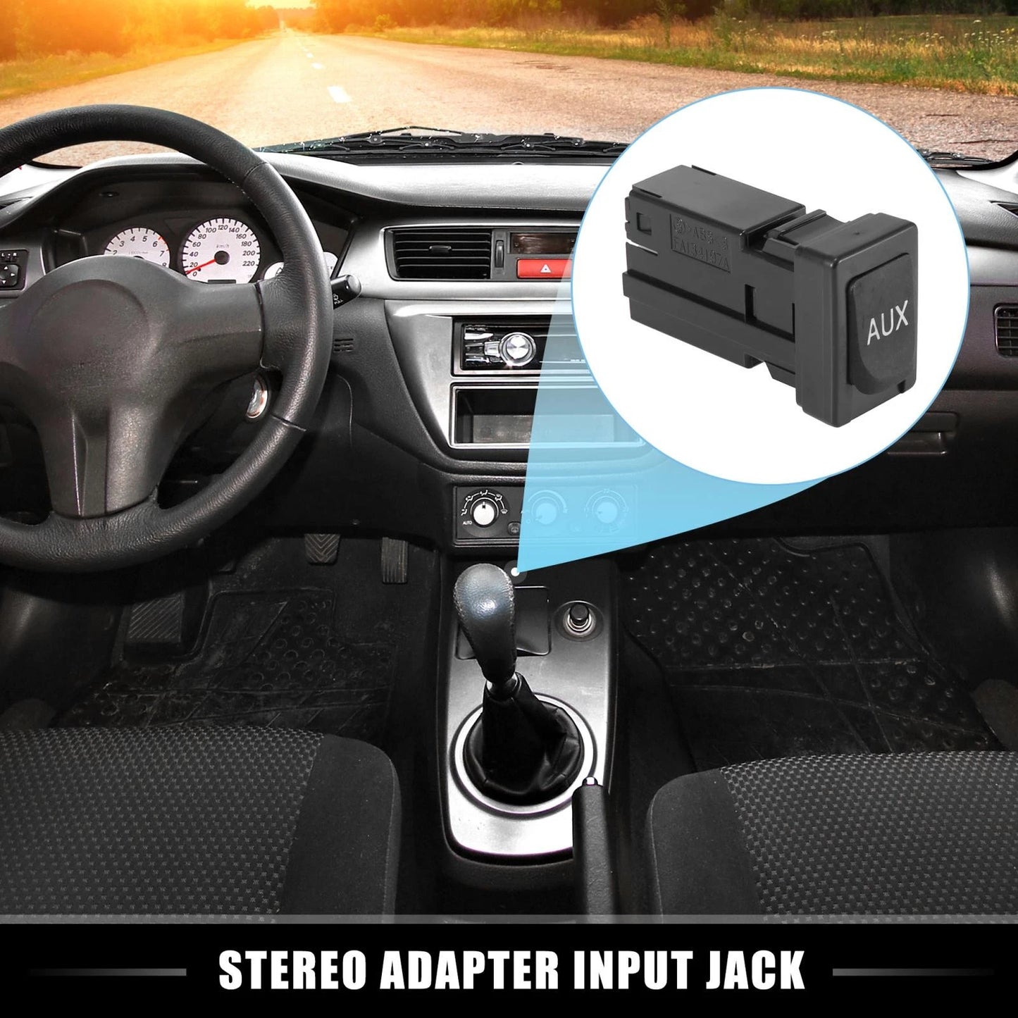 Aux Port Stereo Adapter for Toyota Tundra Tacoma (2007-2023)