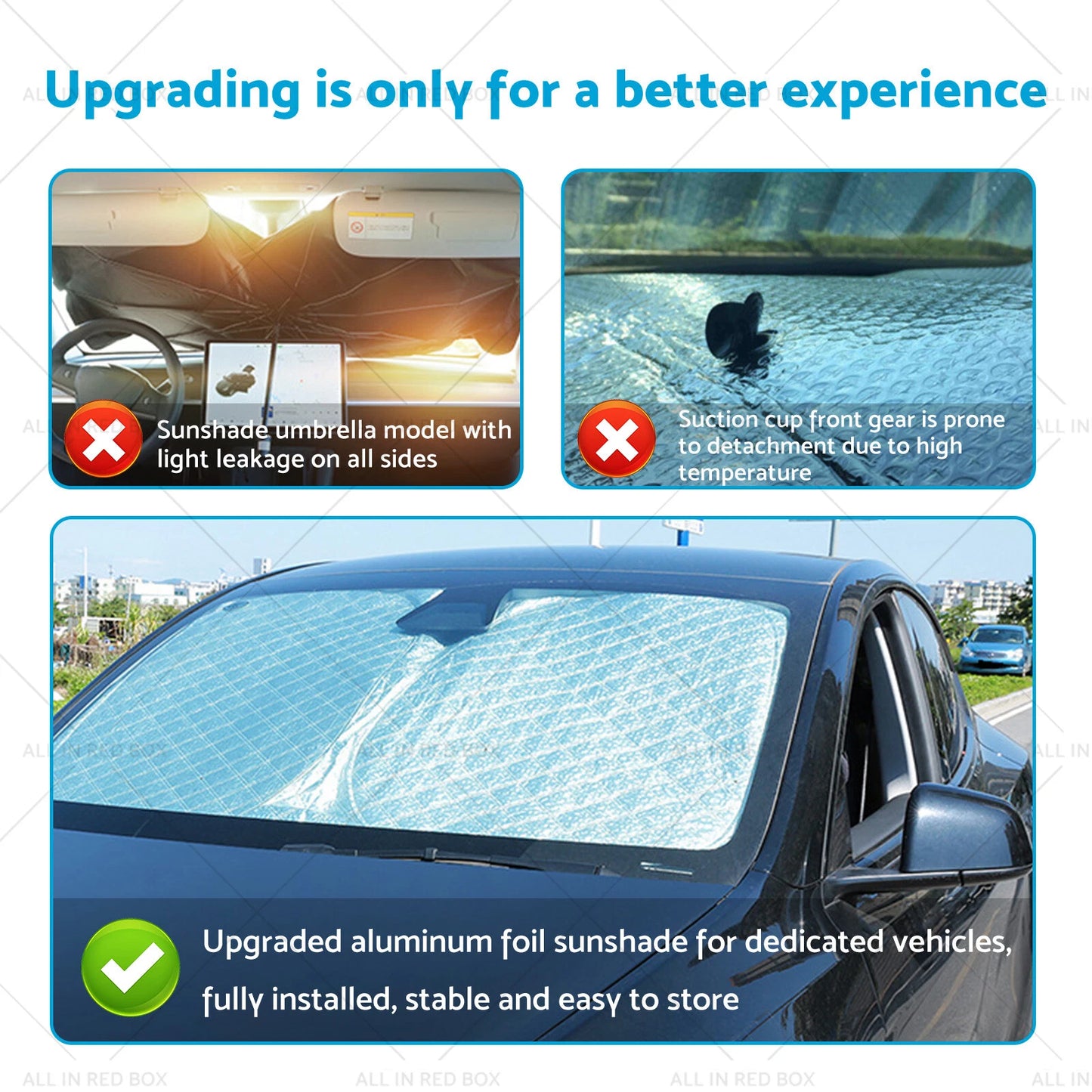 6 Layer WindScreen Sun Shade for MG MG3 (2016-2024) UV Protection