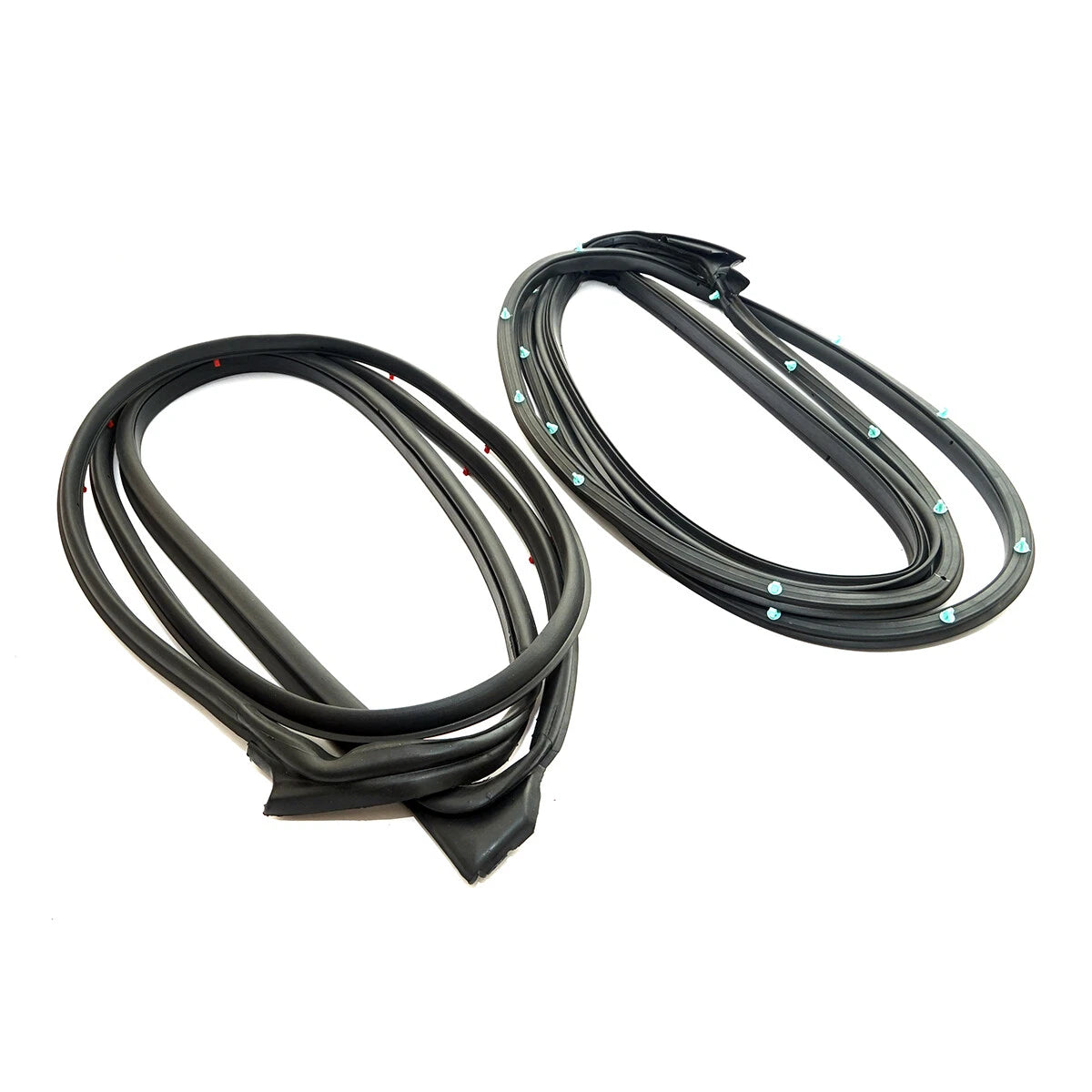 Front Door Weatherstrip Rubber Set for Honda Civic 4DR 2017-2021
