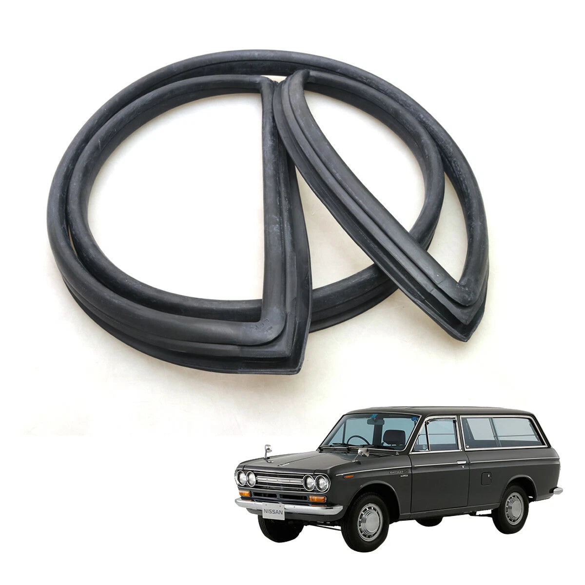Rear Windshield Weatherstrip Seal for Nissan Datsun 521 Van 1968-1972