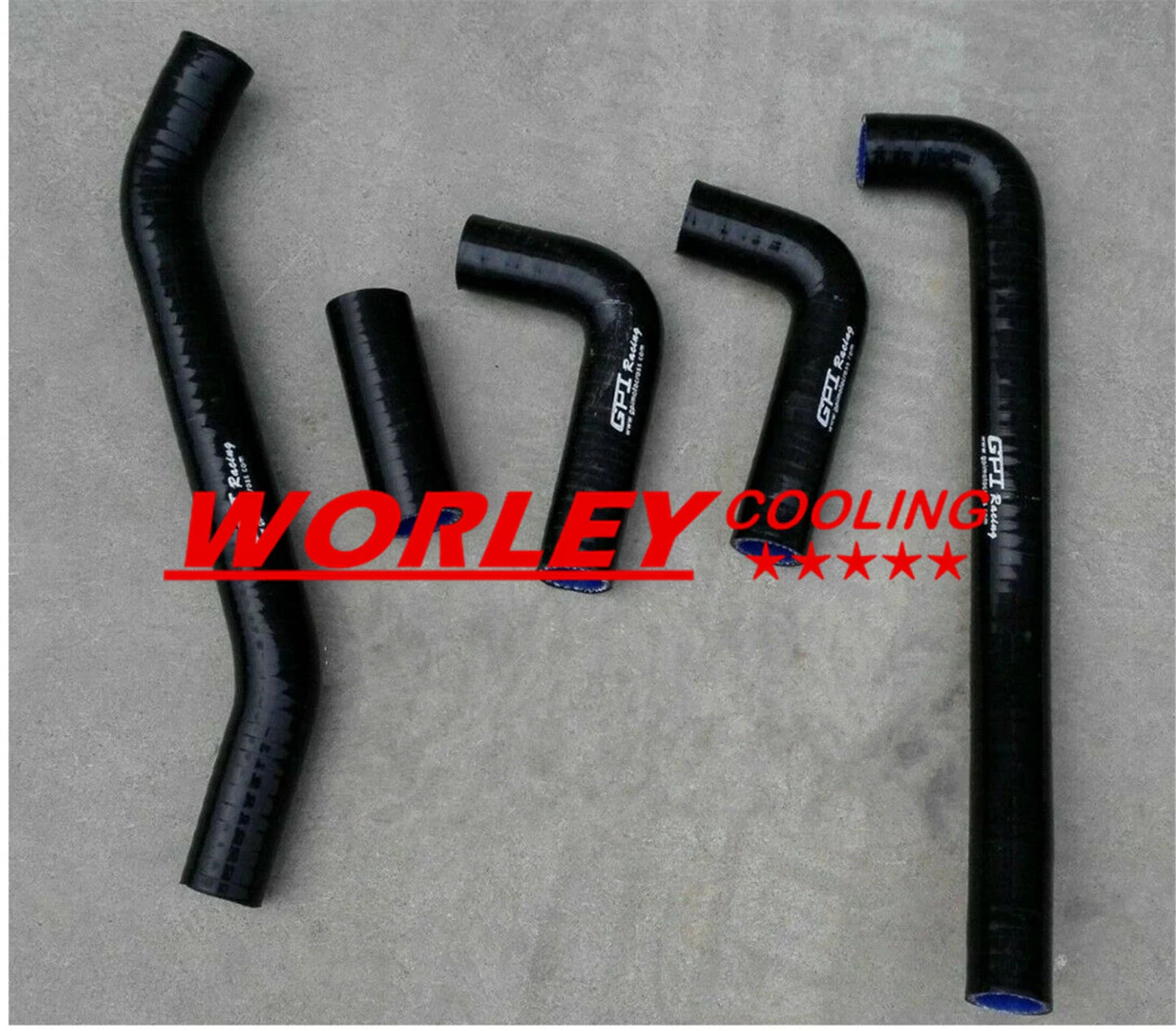 Aluminum Radiator + Black Hose for Honda RVT1000R RC51 (2002-2006)