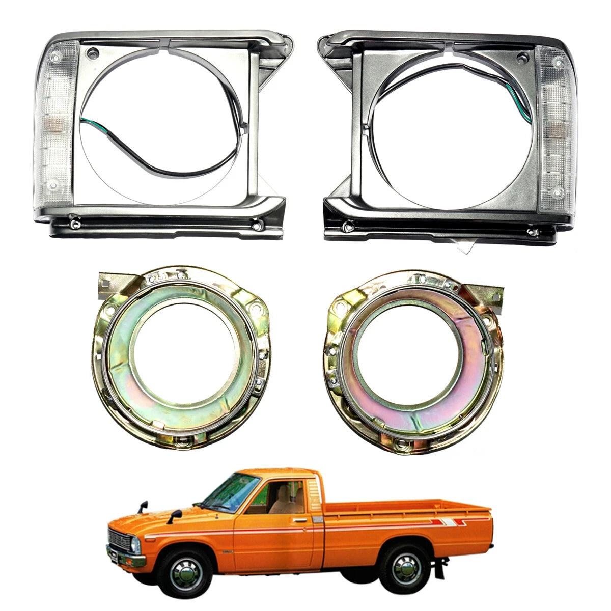 Headlight Door & Housing for Toyota Hilux N30 N40 RN33 RN42 1978-1983