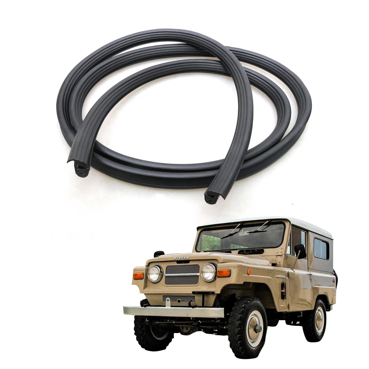 Front Windshield Weatherstrip for Nissan Datsun Patrol G60 1960-1980