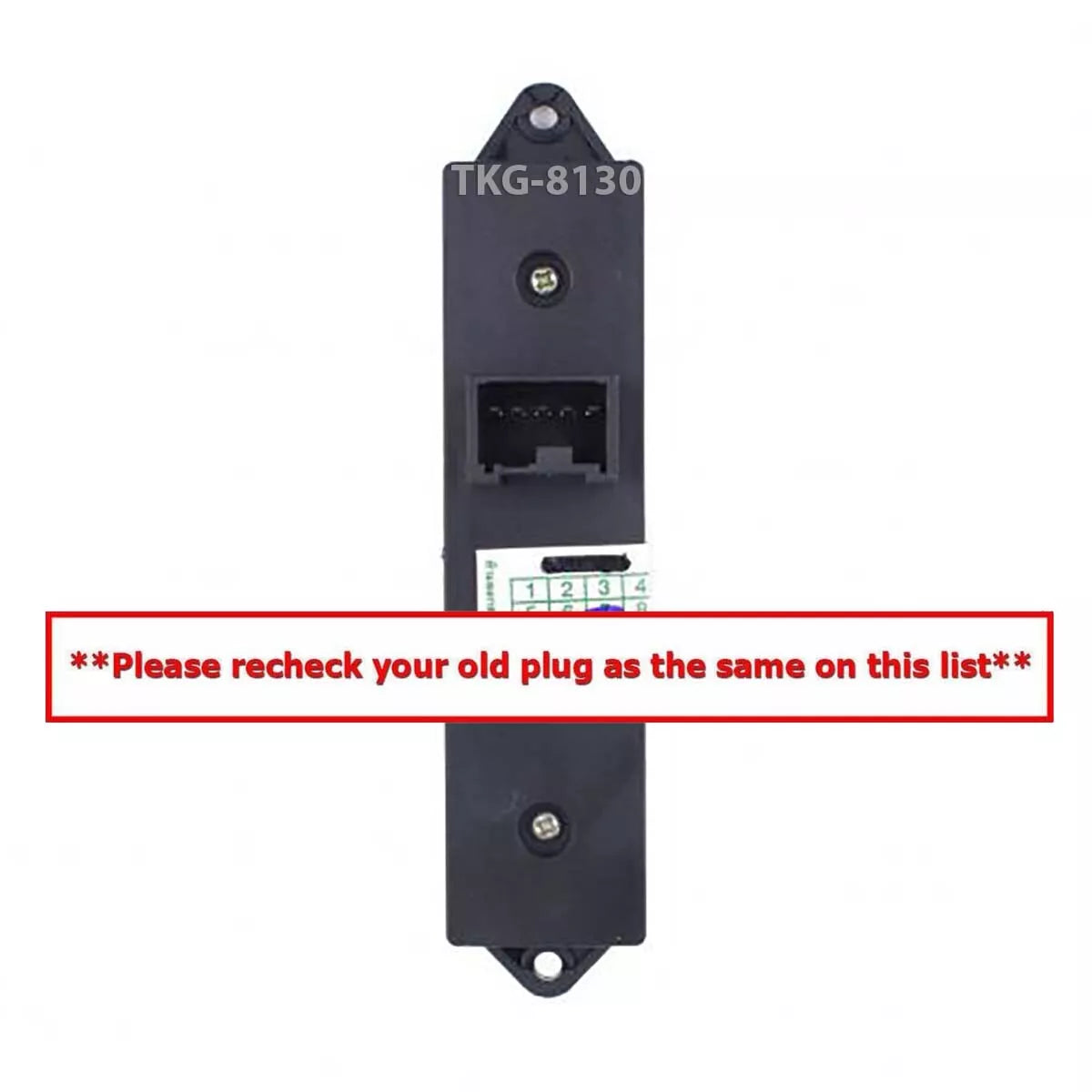 1 x Rear Left Power Window Switch for Mitsubishi L200 (1995-2005)