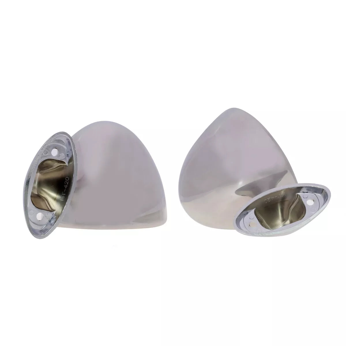 Chrome Fender Mirrors x2 for Datsun Nissan S30 Fairlady Z 240Z 260Z 280Z 1969-1978