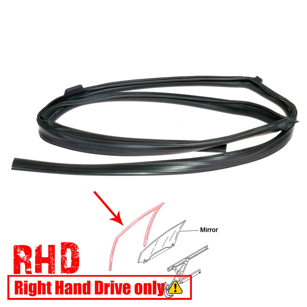 Glass Run Channel Seal for Nissan AD Van/Sunny Wagon N14 1990-1999