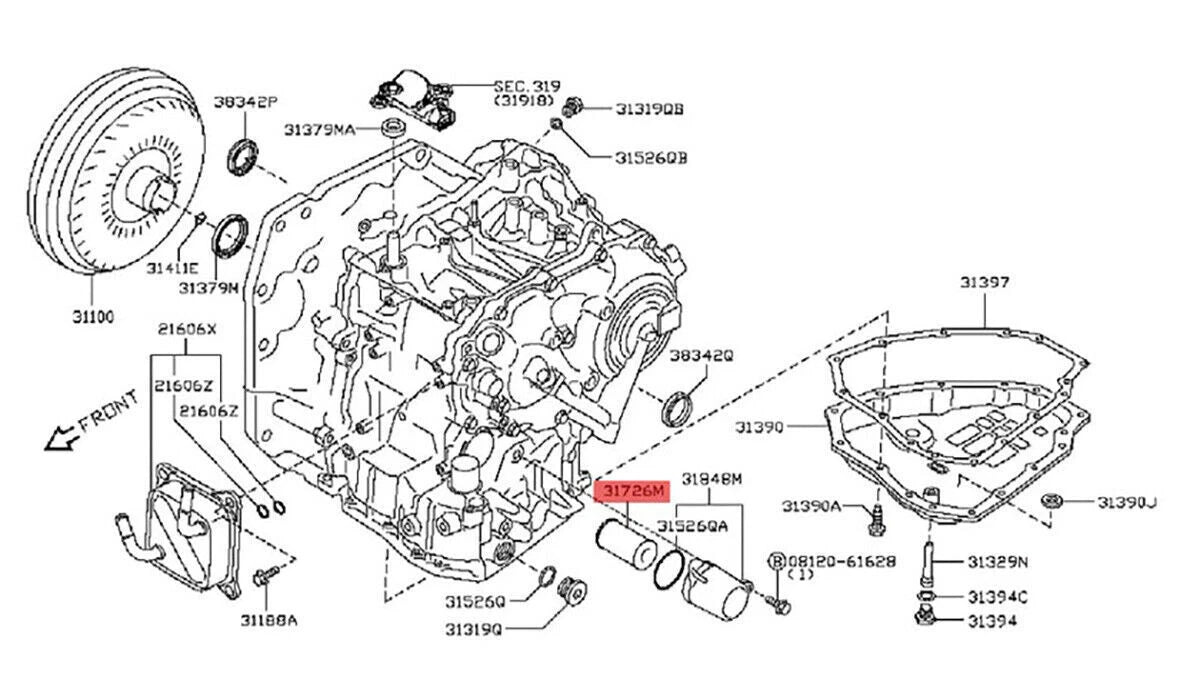 Auto Transmission Filter for Mitsubishi Attrage, Mirage Sedan (2013-2022)
