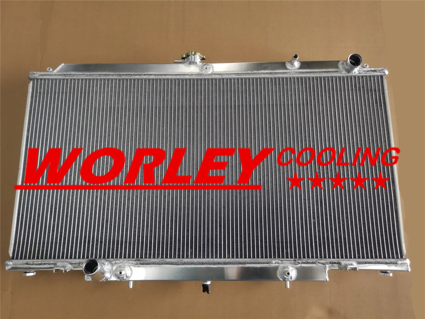 Aluminum Radiator + BLACK Hoses for Nissan Patrol Y61 Diesel (2000-2007)