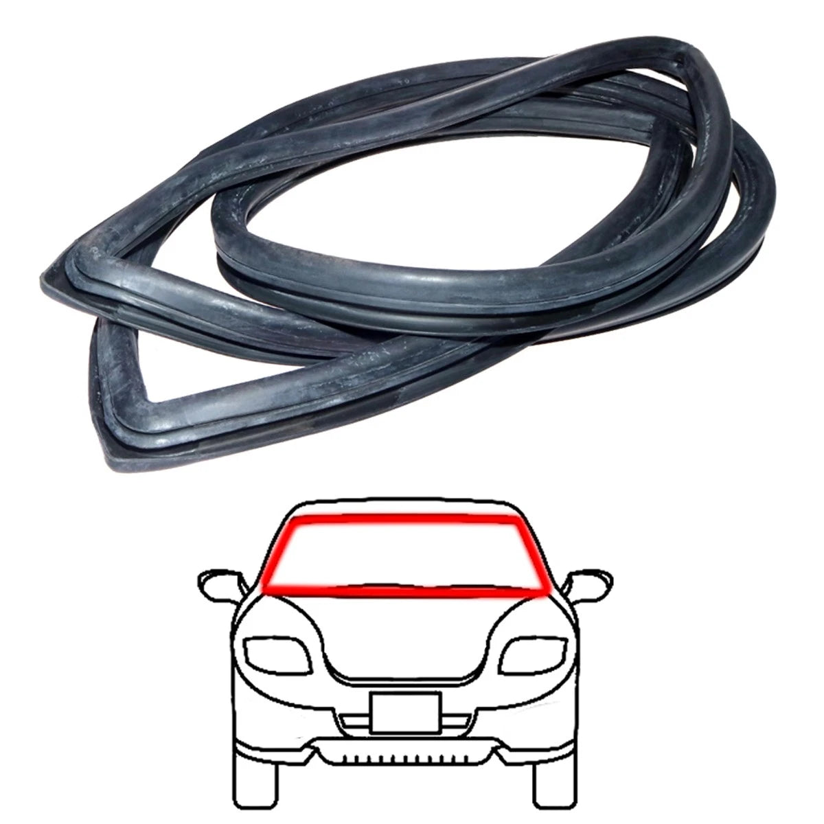 Rear Windshield Weatherstrip for Nissan Datsun Sunny B310 210 120Y 130Y 140Y