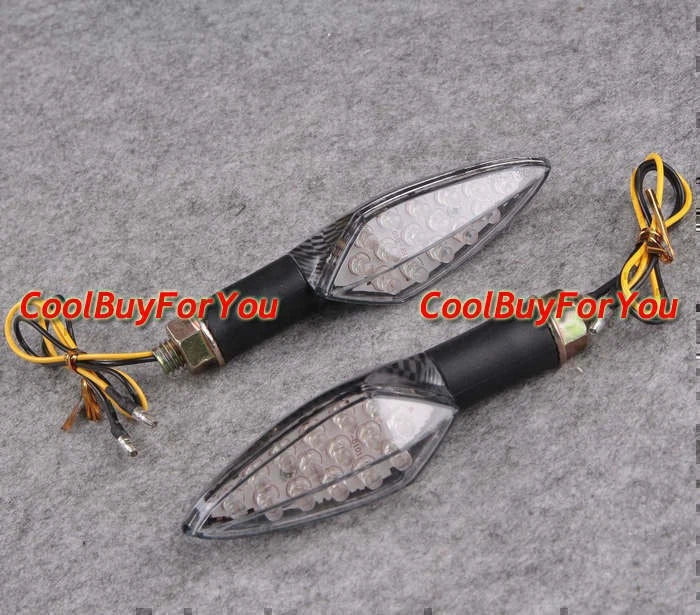 2 x Plastic LED Turn Signal Lights for Universal Vehicles