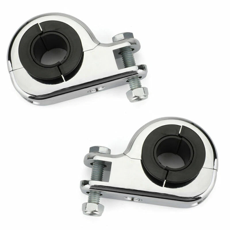 1.25" Highway Crash Bar Foot Pegs for Harley Dyna (2006-2017)