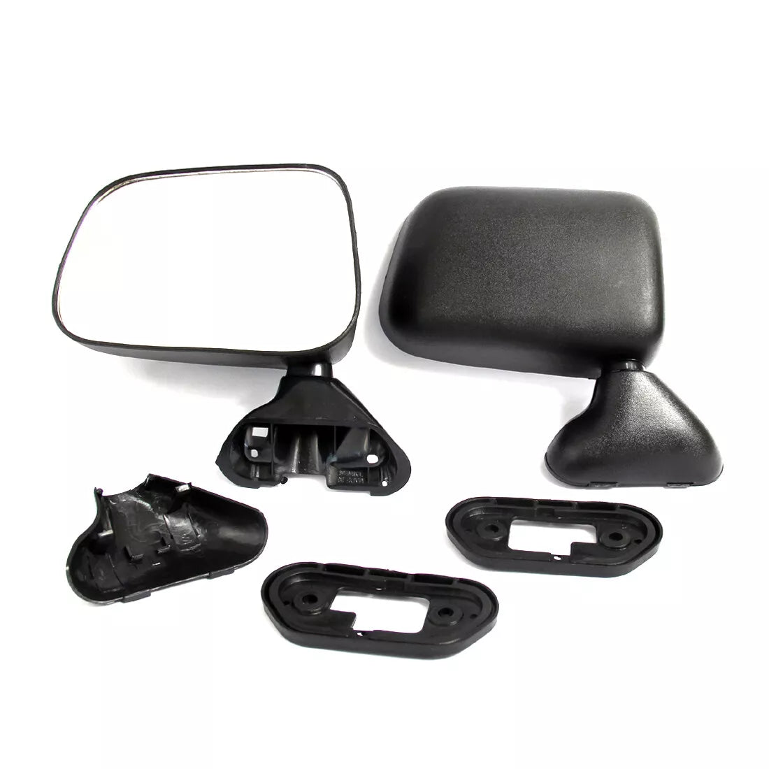 Black Door Mirrors x2 for Toyota Hilux Mighty-X 4Runner 1988-1998