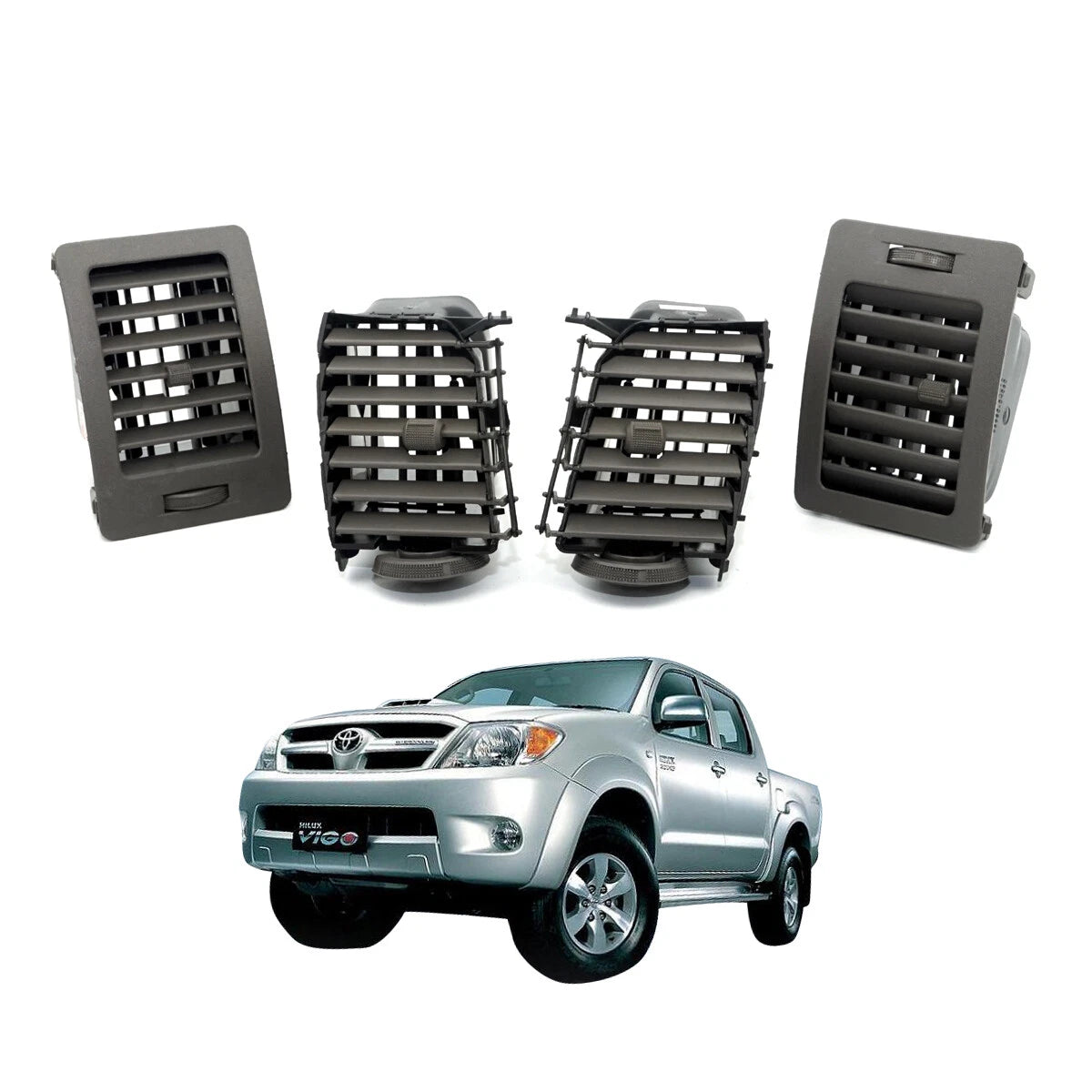 Brown Air Vent Grille for Toyota Hilux2004-2015