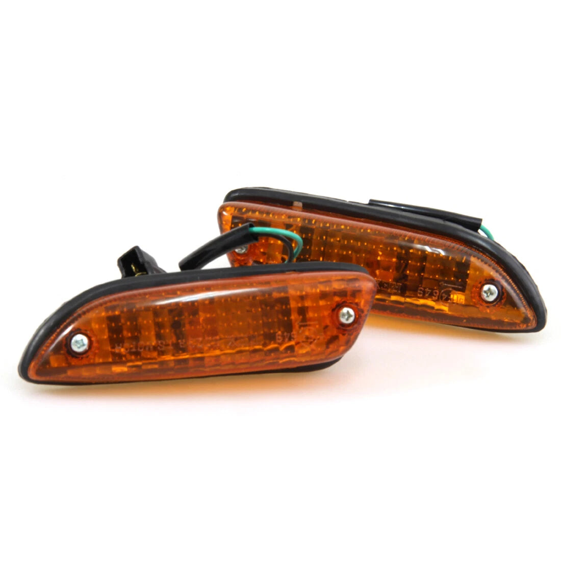 Side Marker Light x2 for Nissan Datsun Bluebird-U 510 1967-1975
