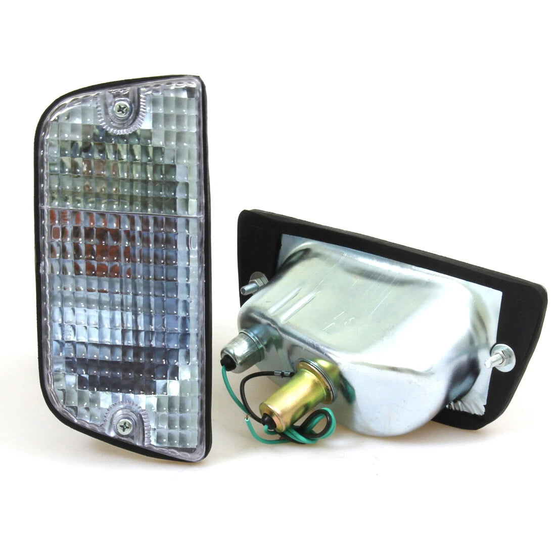 Front Turn Signal Lights Clear for Nissan Datsun 620 Utility 1972-1979