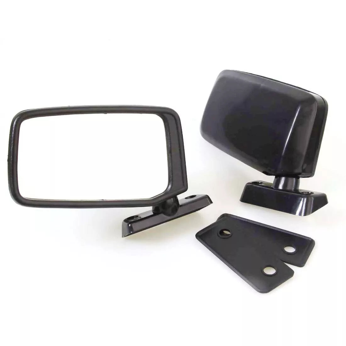 Black Door Mirror Set 3-3/8"x6" for Nissan Datsun 720 Ute 1980-1986