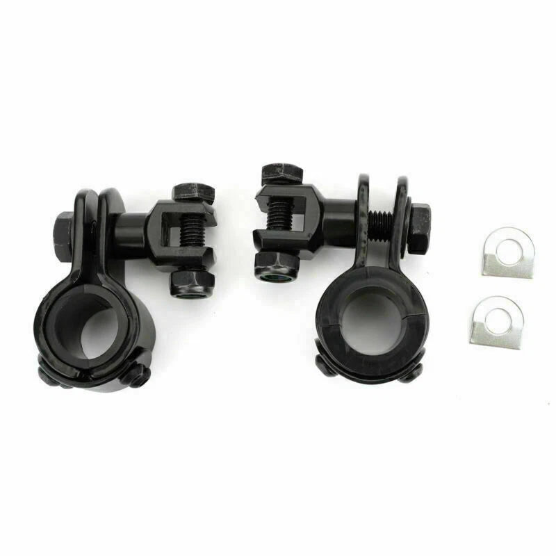 1"~1-1/4" Motorcycle Highway Crash Bar Footrest Mount for Dyna, Road Glide (2006-2023)