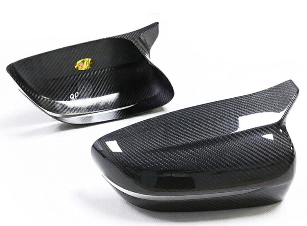 1 Pair Rearview Side Mirror Cap Covers for 2017-2020 BMW G30/G31/G38 5 Series