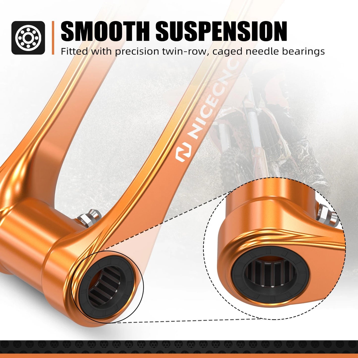 1" NICECNC Rear Lowering Link for KTM 250 350 450 SX-F XC-F (2024-2025)