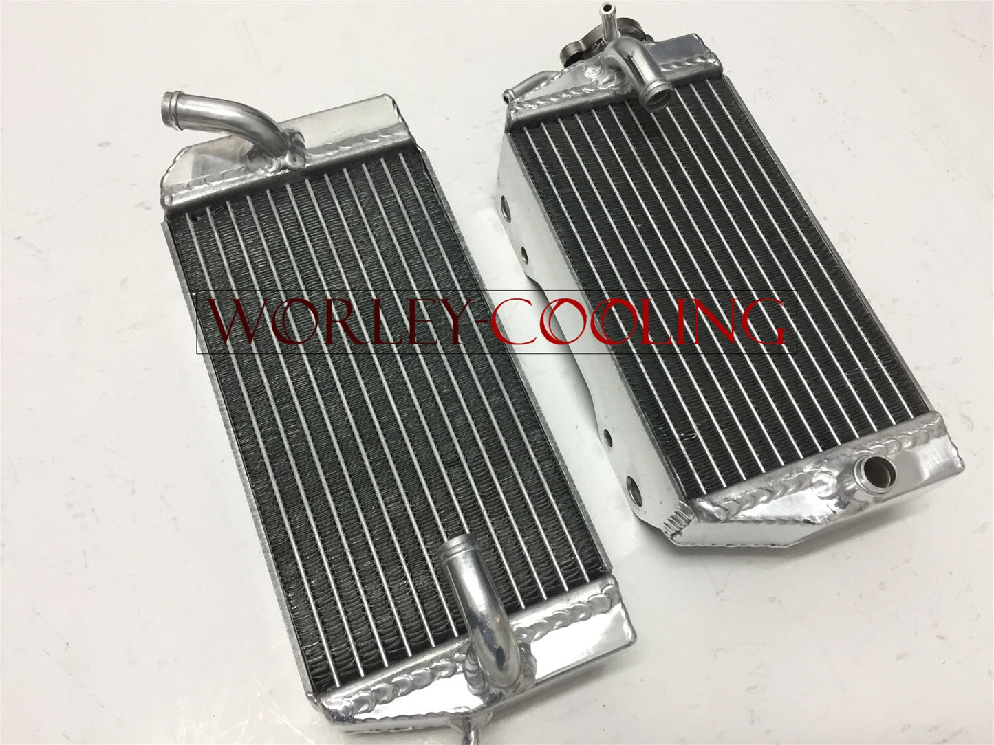 Aluminum Radiator + Blue Silicone Hose for Honda CRF450R (2002-2004)