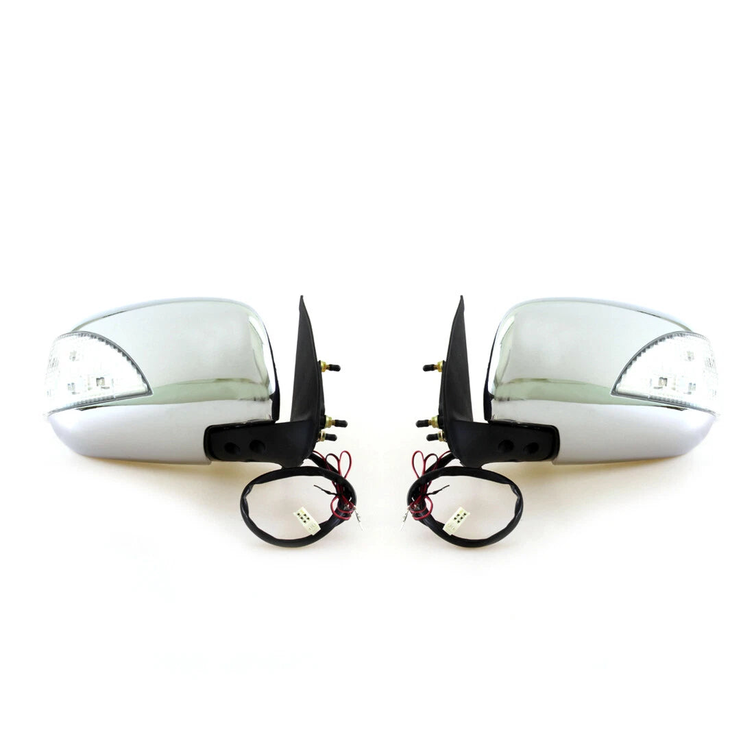 Chrome Electric Folding LED Door Mirror x2 for Toyota Hilux2004-2015