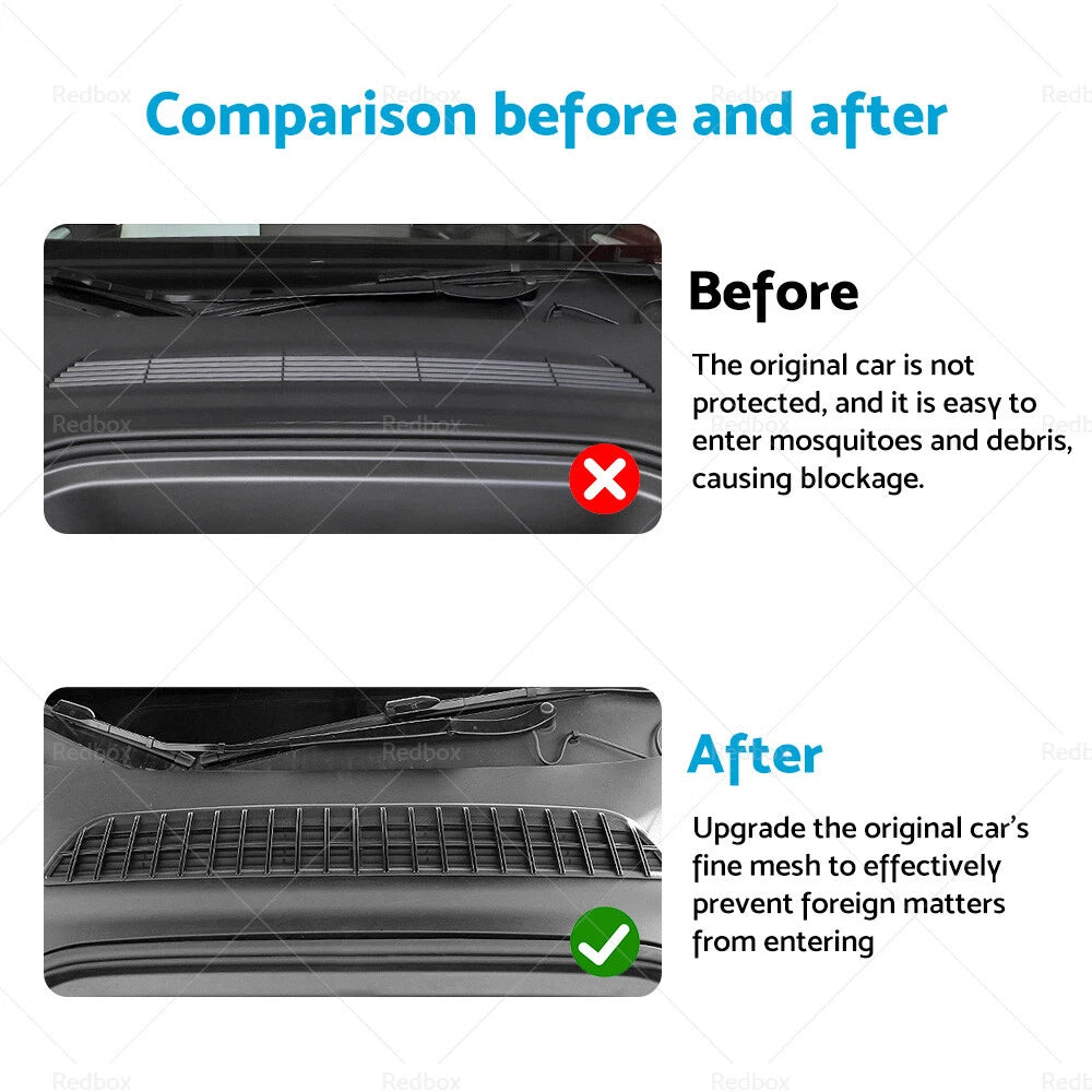 Air Flow Intake Vent Grille Cover for Tesla Model Y (2020-2023)