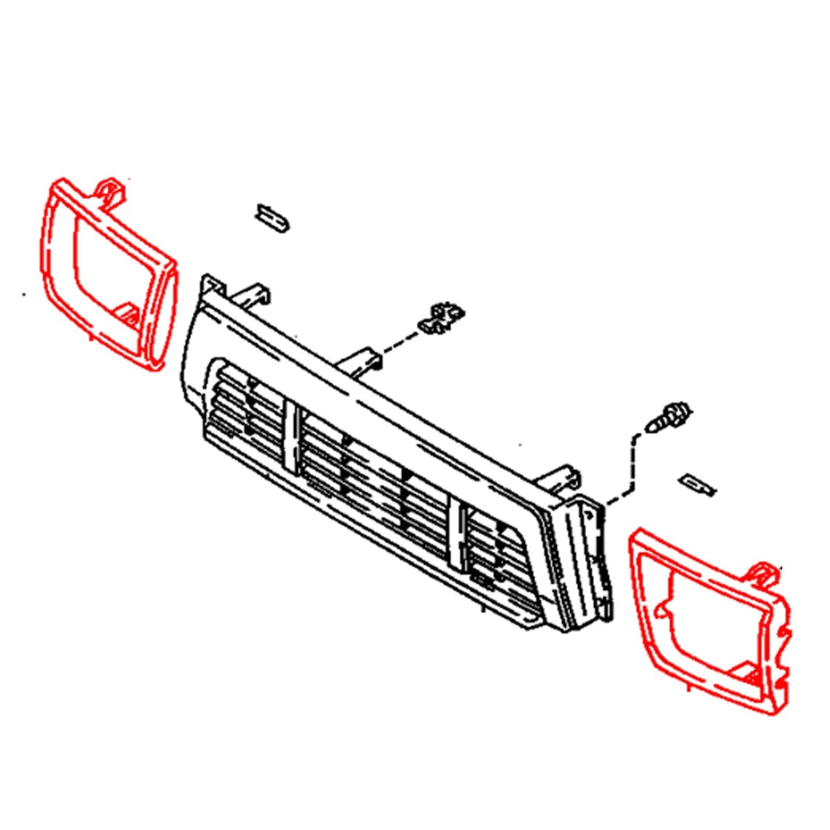 Head Light Door Set for Toyota Hilux 4WD 1988-1997