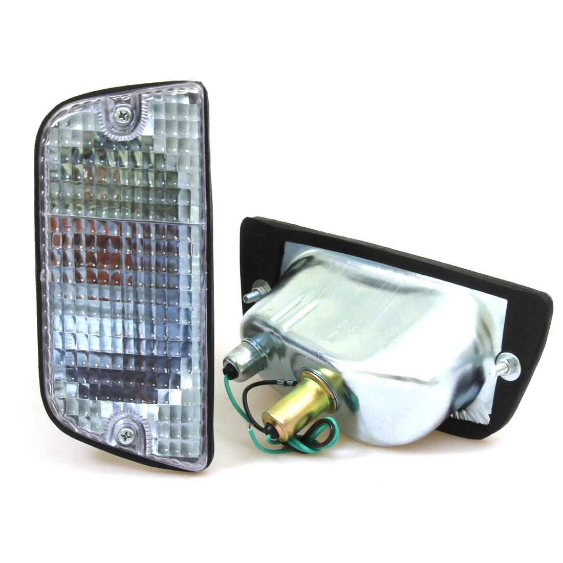 Front Turn Signal Lights Clear for Nissan Datsun 620 Utility 1972-1979