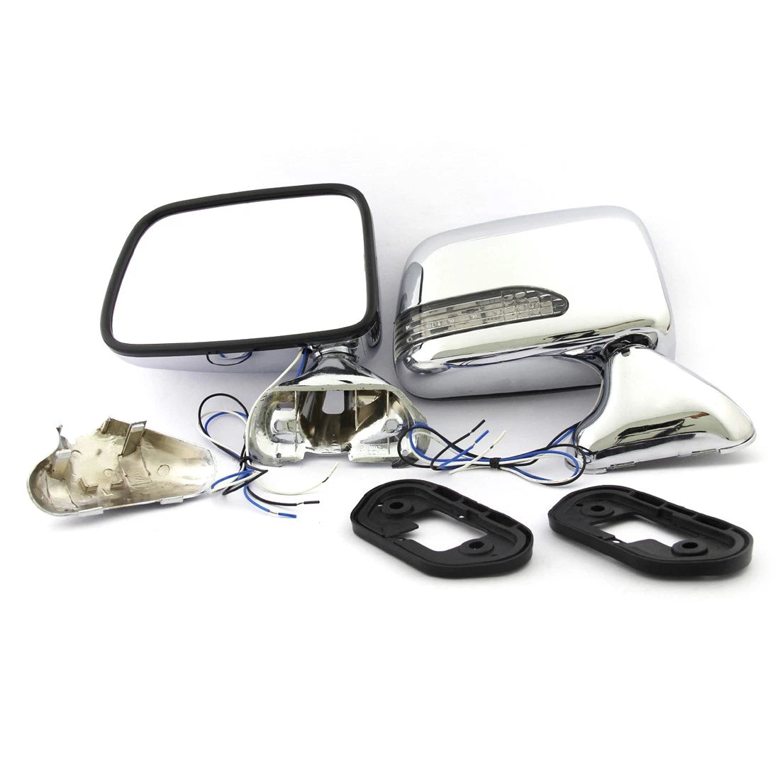Chrome LED Door Mirror for Toyota Hilux Pick-up 1985-2001