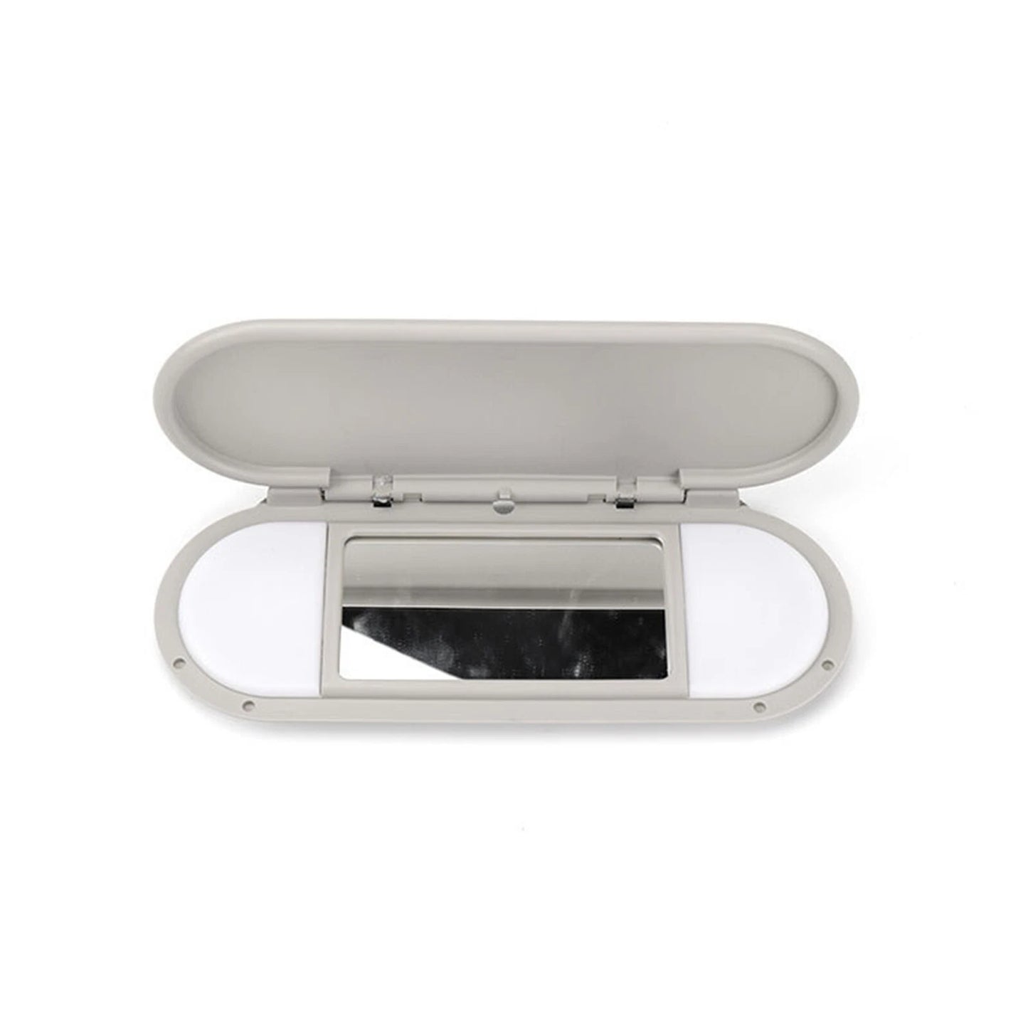 1 x Gray Sun Visor Mirror Cover for MINI Cooper F55 F56 F60 (2015-2022)