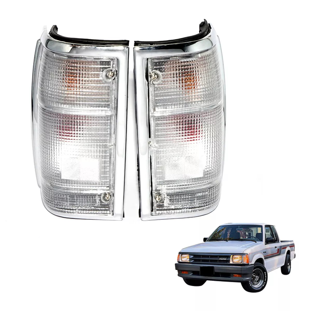 Chrome Rear Tail Light for Mazda B Series Bravo B2000 B2200 B2500
