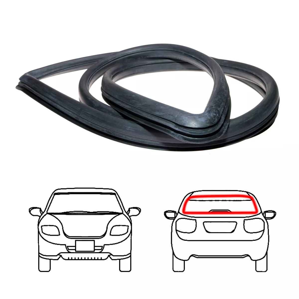 Rear Windshield Seal for Nissan AD Y10X Wingroad Resort 1990-1999