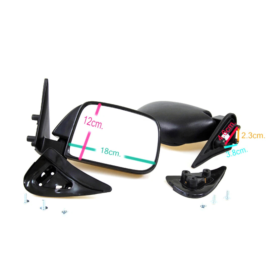 Door Mirrors for Toyota Hilux 5th Gen 1988-1998