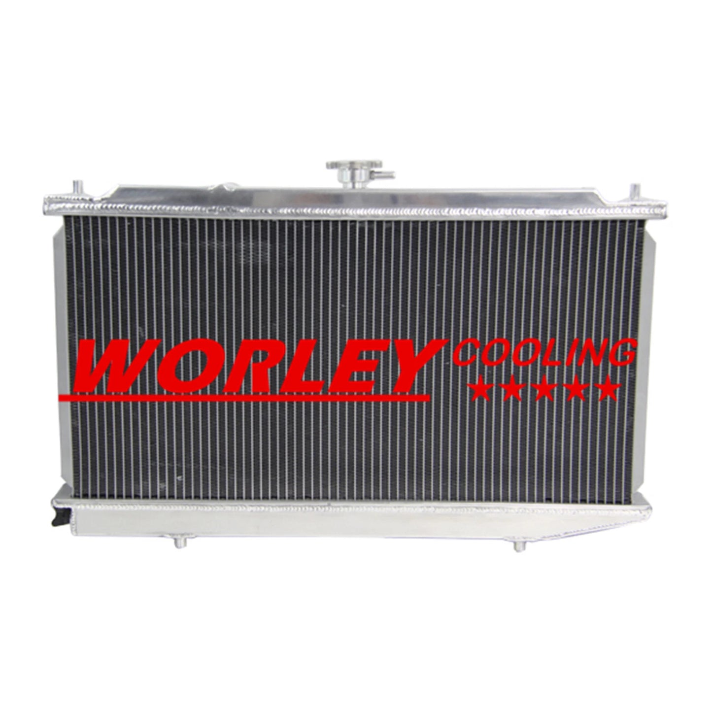 Aluminum Radiator + Fan for Honda Civic ED CRX 1.5/1.6L I4 (1987-1991)